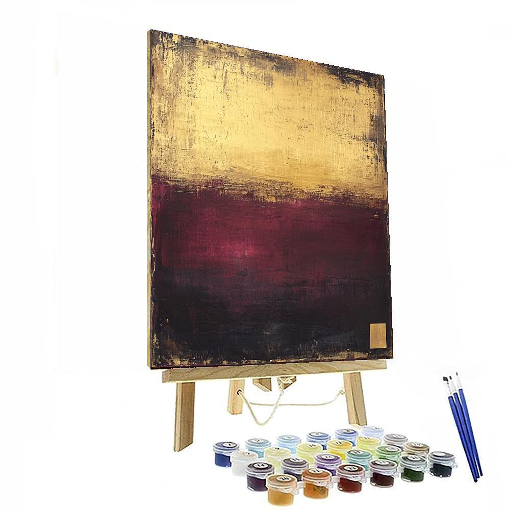 Mark Rothko Inspired Soulful Echoes  Numbered Painting Kits