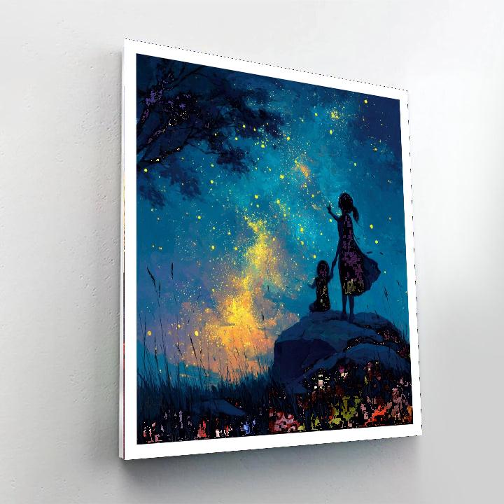 Under The Night Sky Paint By Color