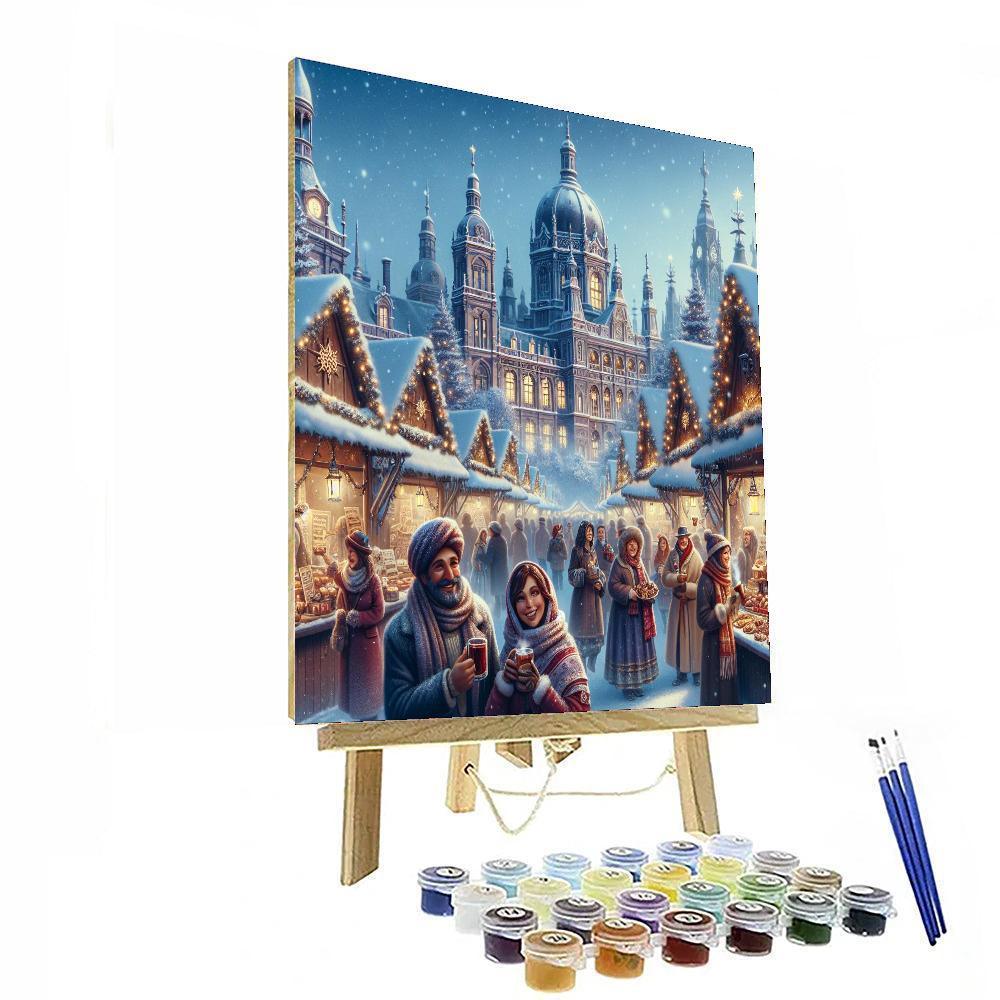 Krakow Christmas Market - Krakow DIY Paint By Numbers