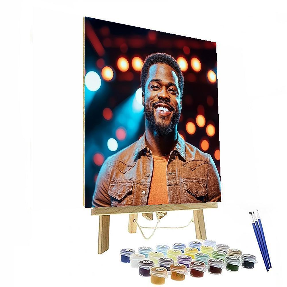 Kevin Hart: The Comedic Energy Of Laughter Unleashed Numbered Painting Kits