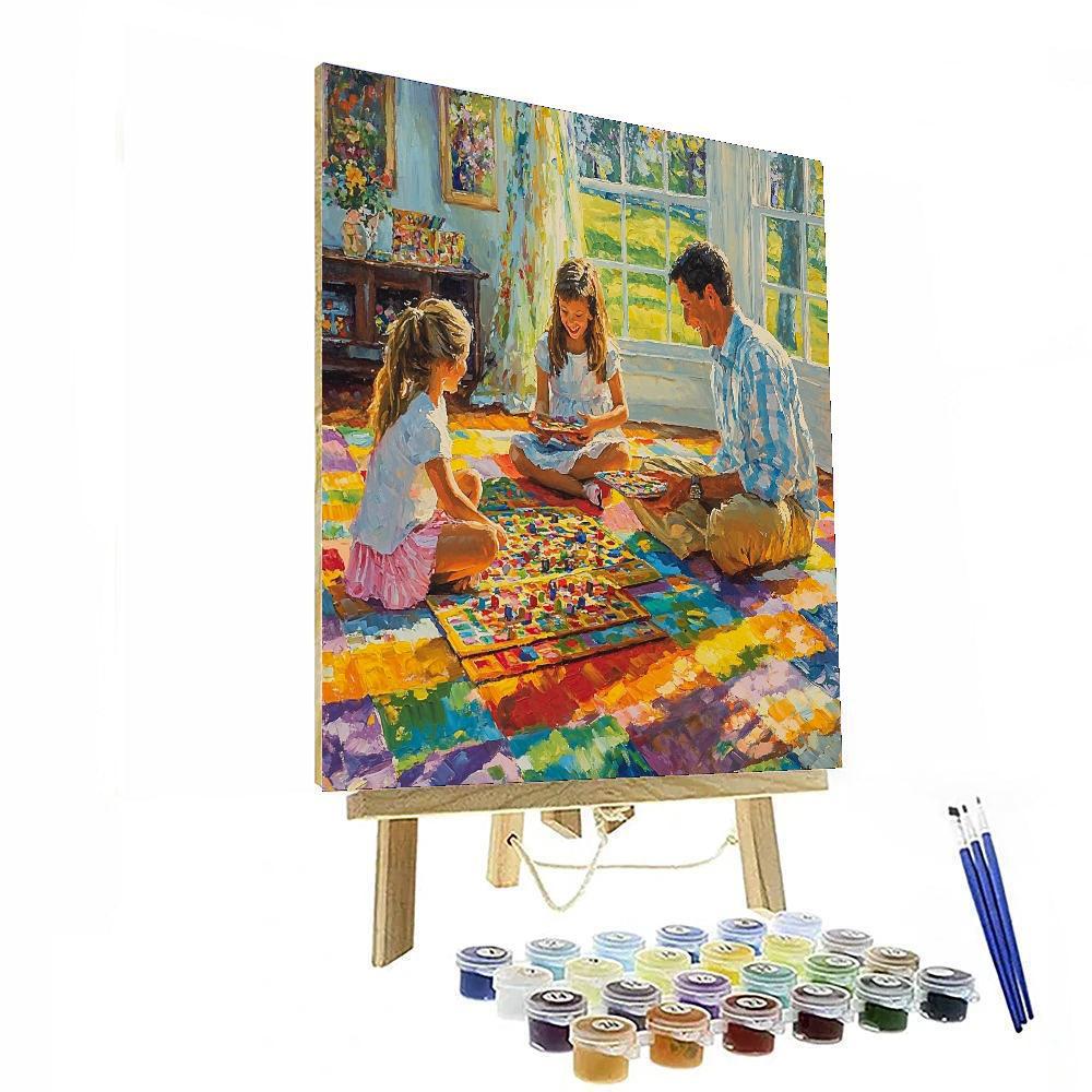 Cherished Family Moments Painting Number Kit