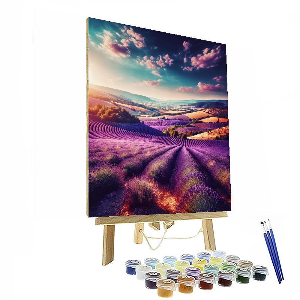 Sunny Provence Countryside DIY Paint By Numbers