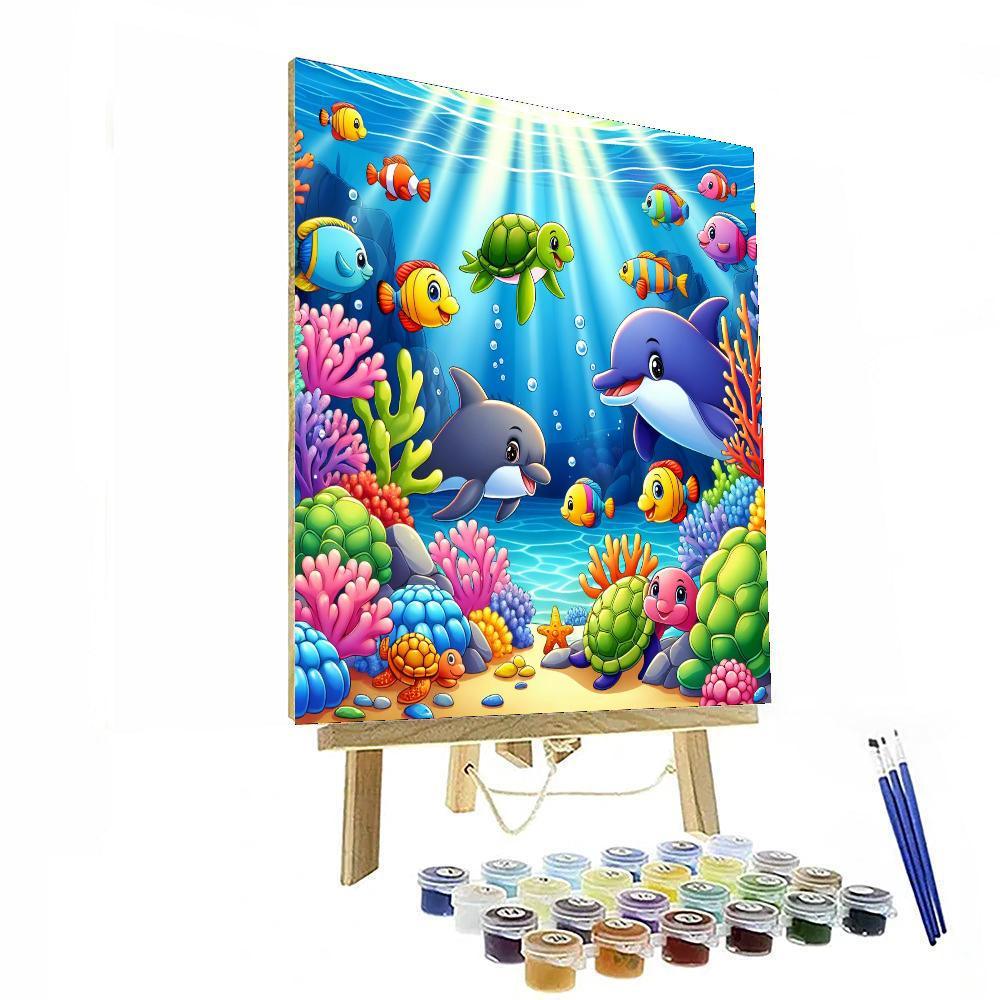 Underwater Adventure For Little Explorers Numbered Painting Kits