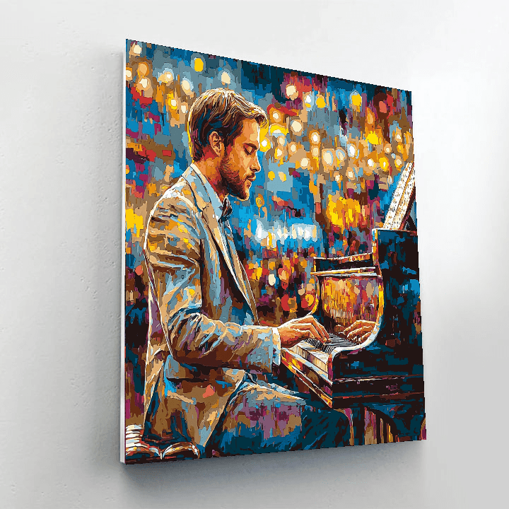 Ryan Gosling: The Charismatic Dreamer Of La La Land Painting Number Kit