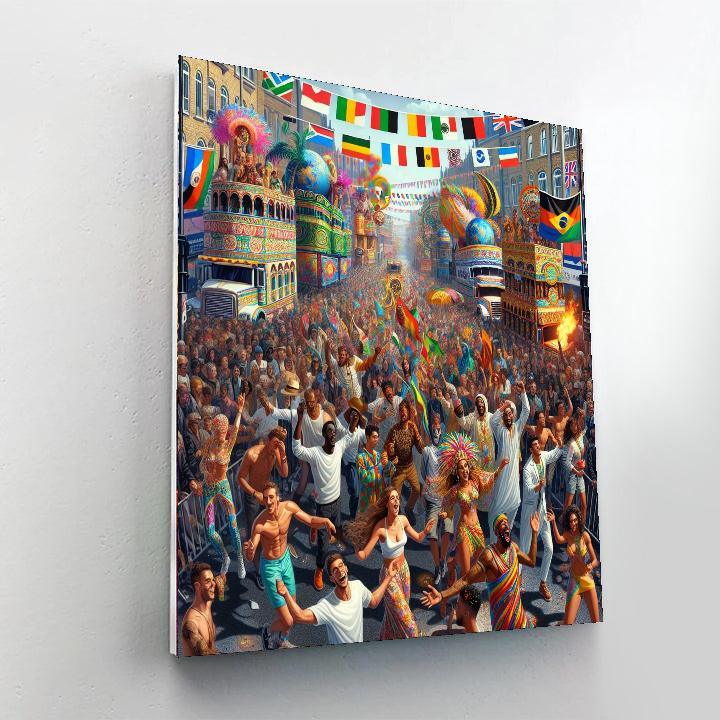 The Carnival Of Cultures Number Painting