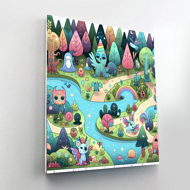 Adventure In The Magic Forest Paint By Numbers Kits