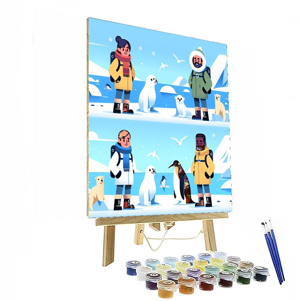 Arctic Wonderland Expedition DIY Paint By Numbers