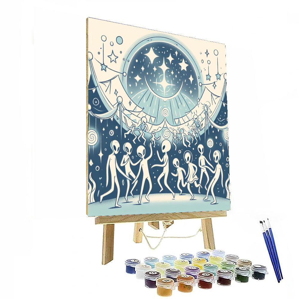 Cosmic Creatures Carnival Numbered Painting Kits