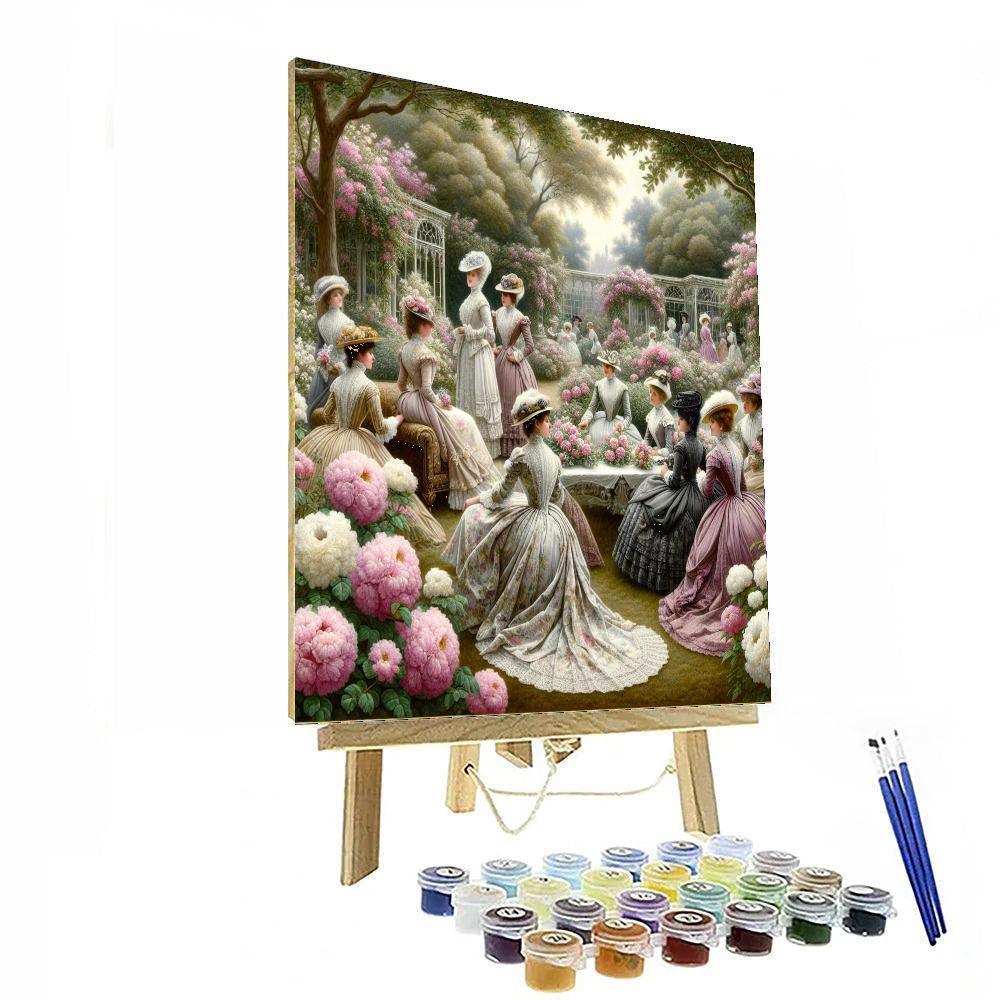 Victorian Garden Soiree Numbered Painting Kits
