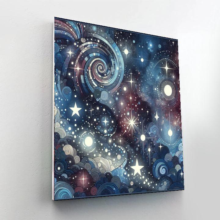 Galactic Starry Dream Paint By Numbers Kits