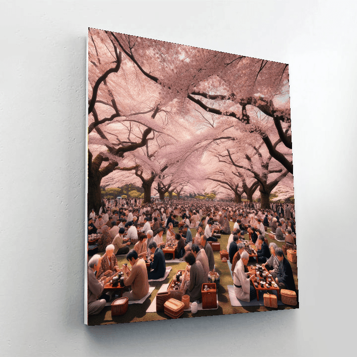 Hanami Festival - Japan Paint By Color