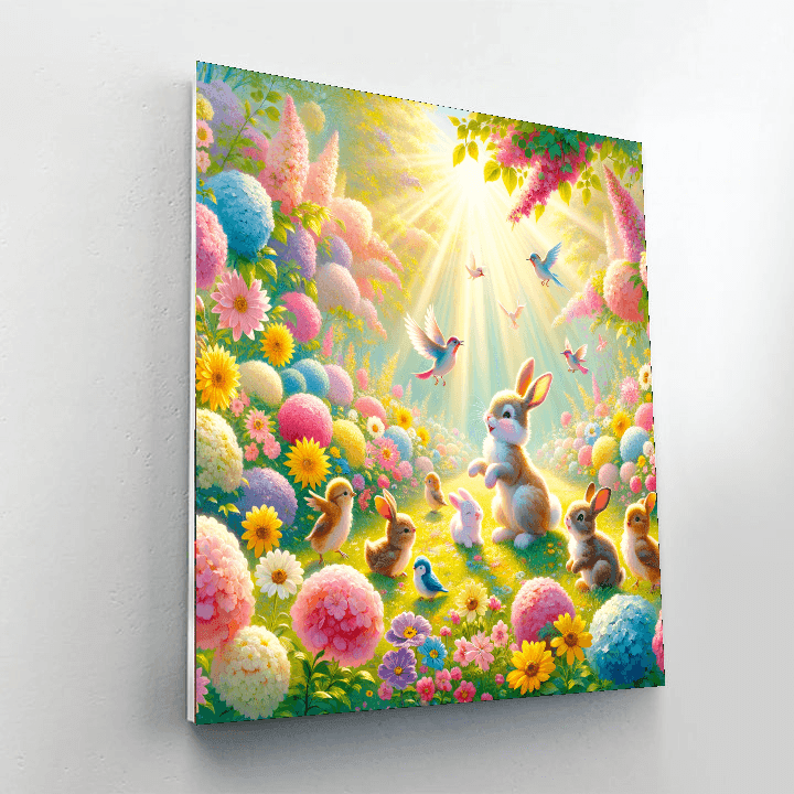 Whimsical Garden Frolic Paint By Number