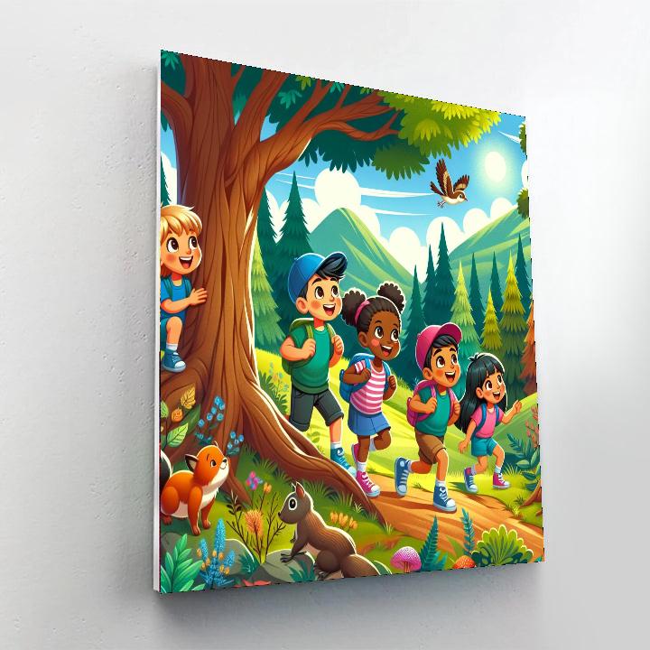 Outdoor Adventure Quest Paint By Numbers Art