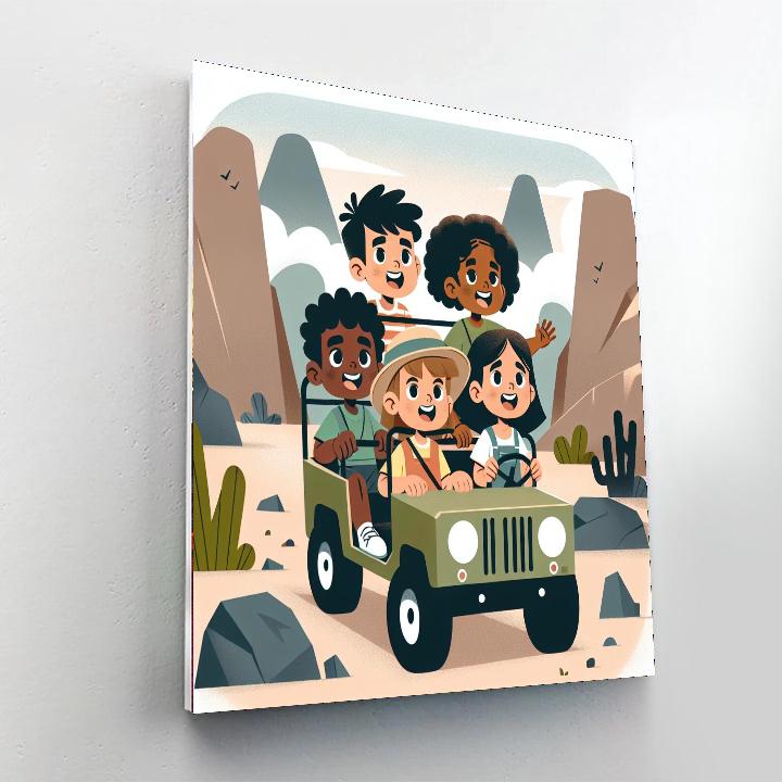 Rocky Road Rovers Paint By Color