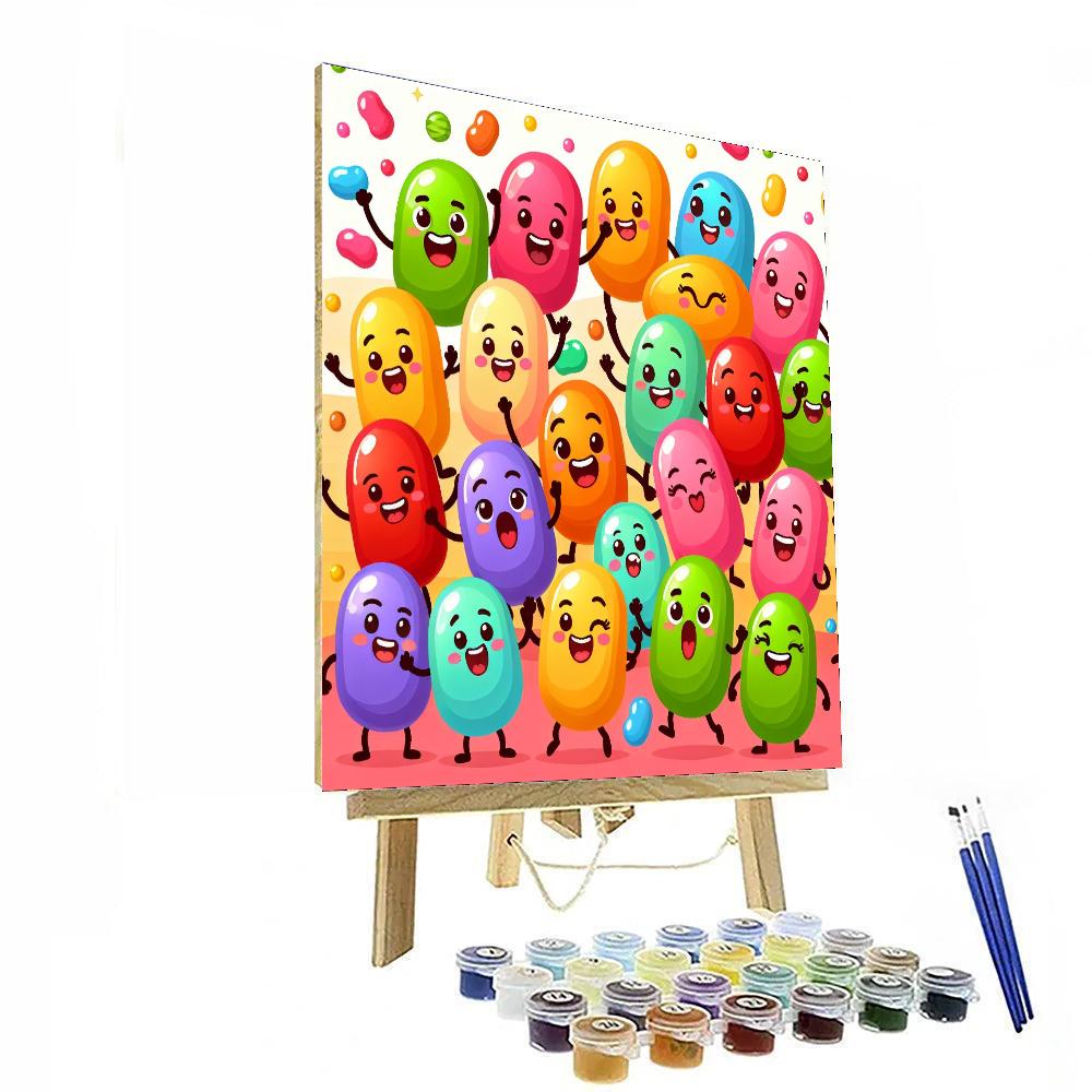 Joyful Jelly Beans Paint By Numbers Kits