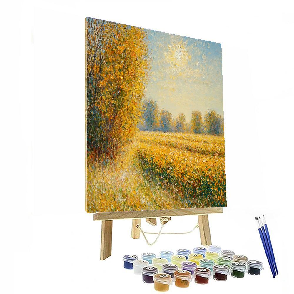 Claude Monet Inspired The Glorious Harvest  Paint By Numbers Kits