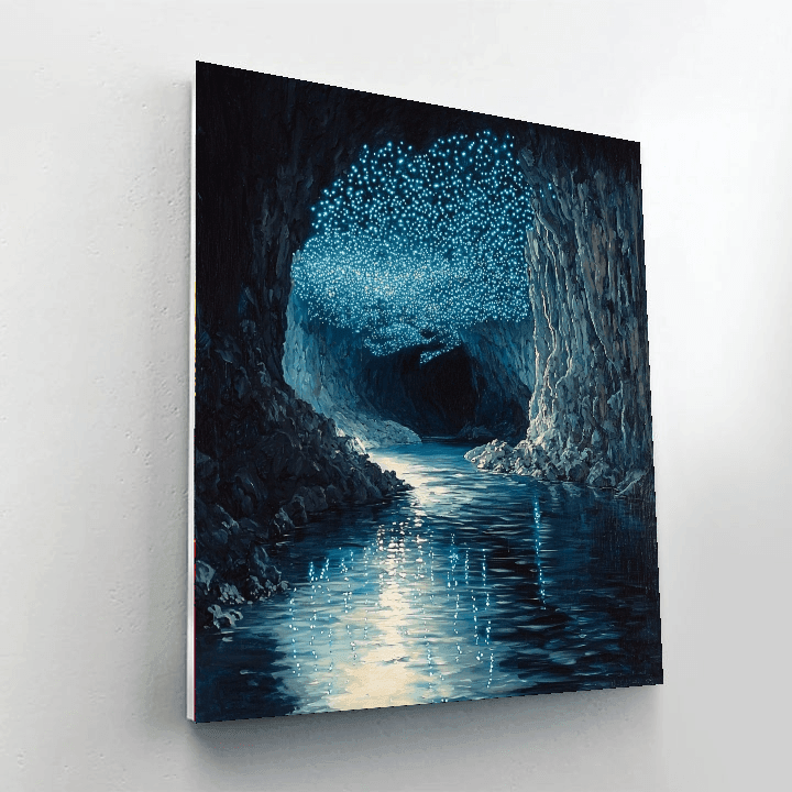 Glowworm Caves, Waitomo Painting Number Kit