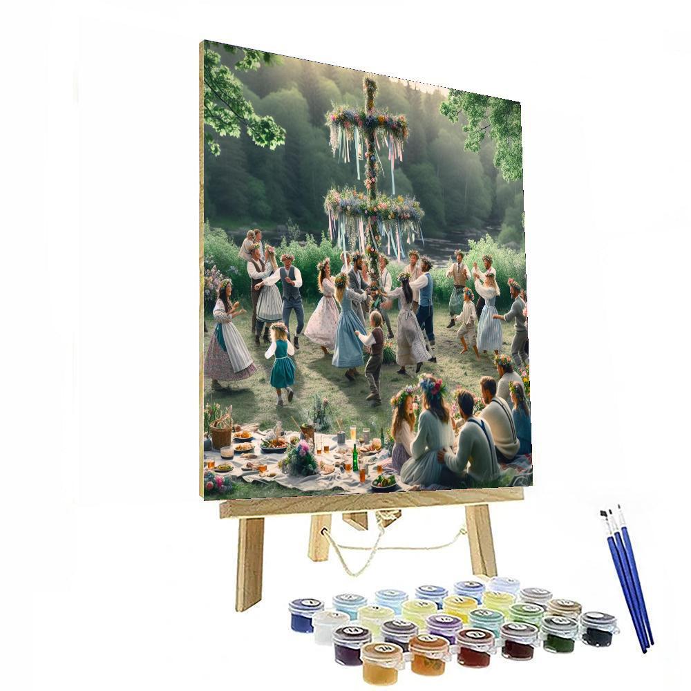 Midsummer Celebration - Stockholm, Sweden Paint By Numbers