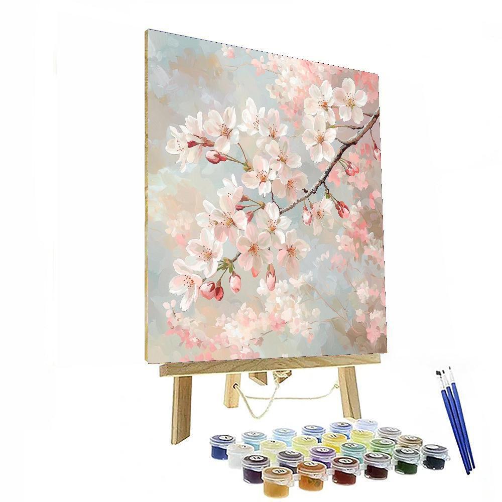 Leonardo Da Vinci Inspired Silent Blossom  Paint By Numbers