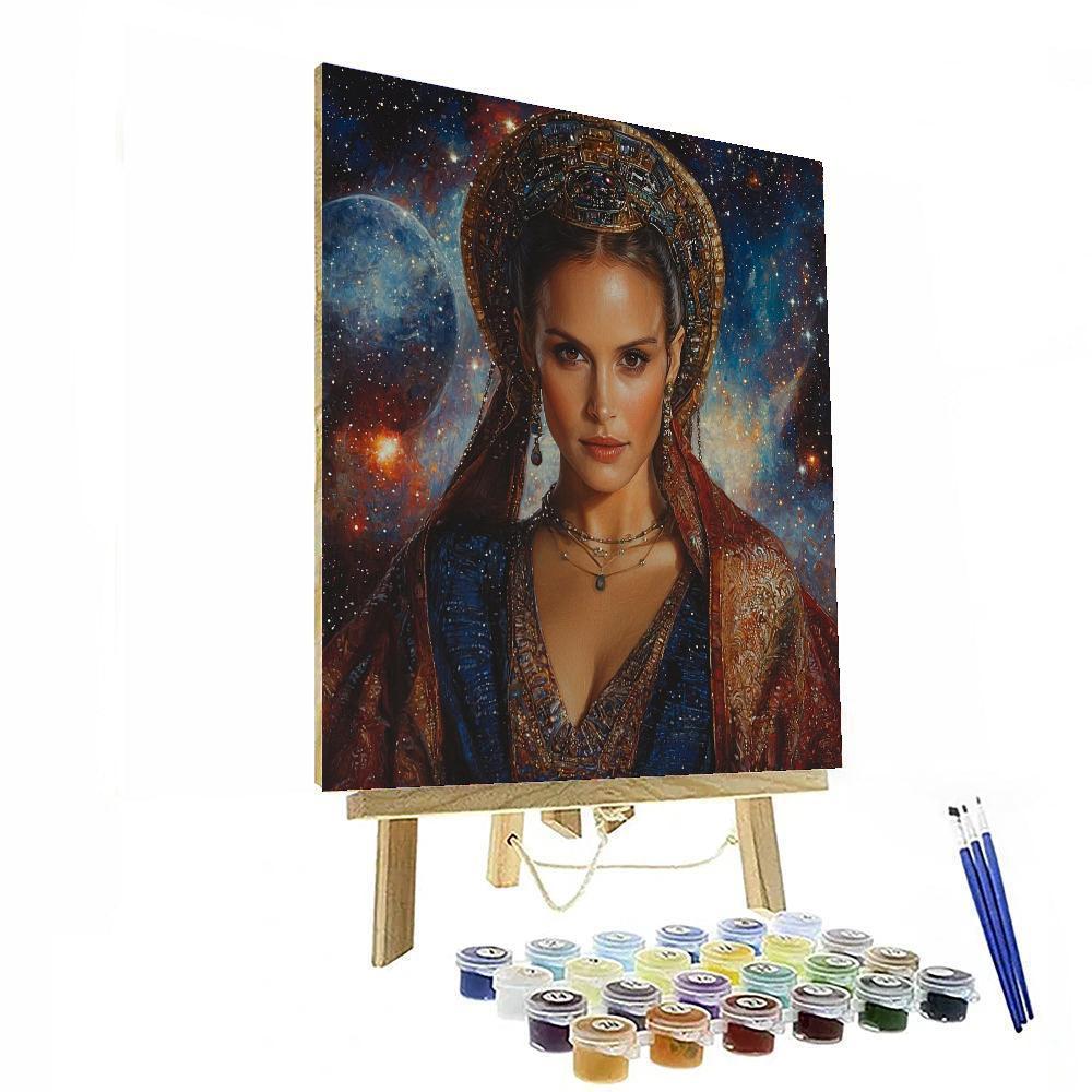 Natalie Portman: Galactic Majesty To Earthly Elegance Numbered Painting Kits