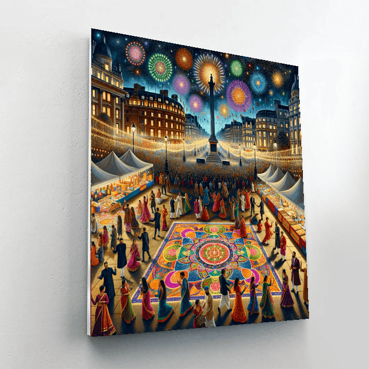Diwali Festival Of Lights - London, Uk Paint By Color
