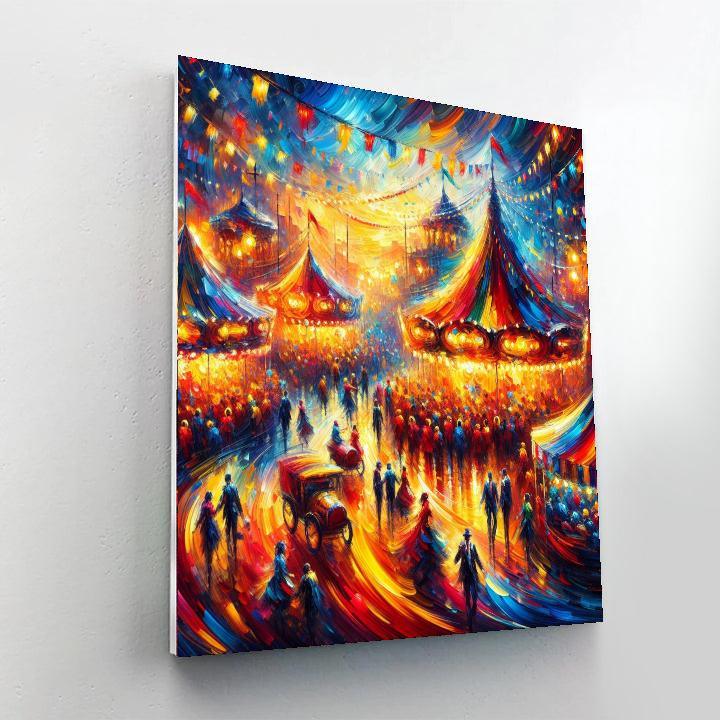 Fanciful Carnival Reverie Paint By Numbers