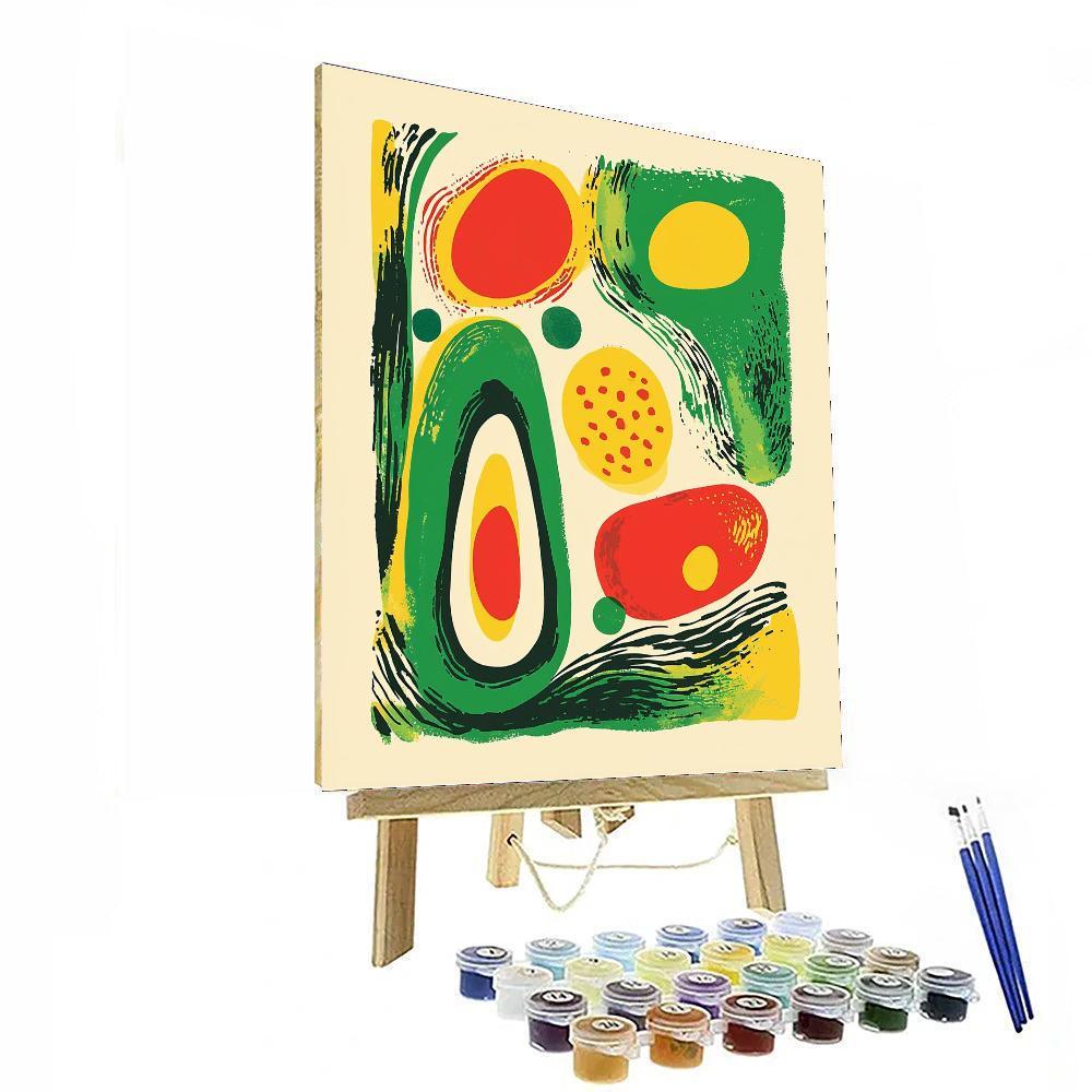 Joan Miró Inspired Imaginative Journeys  Numbered Painting Kits