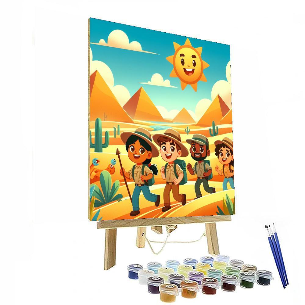 Explorer's Desert Journey Paint By Numbers Kits