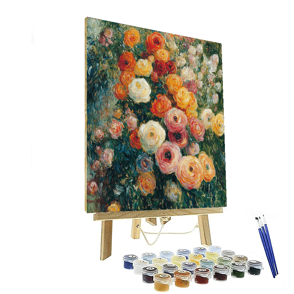 Renoir Inspired Timeless Blossoms  Painting By Numbers Kit