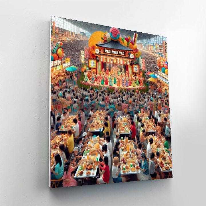 Hokkaido Summer Festival Paint By Numbers Art