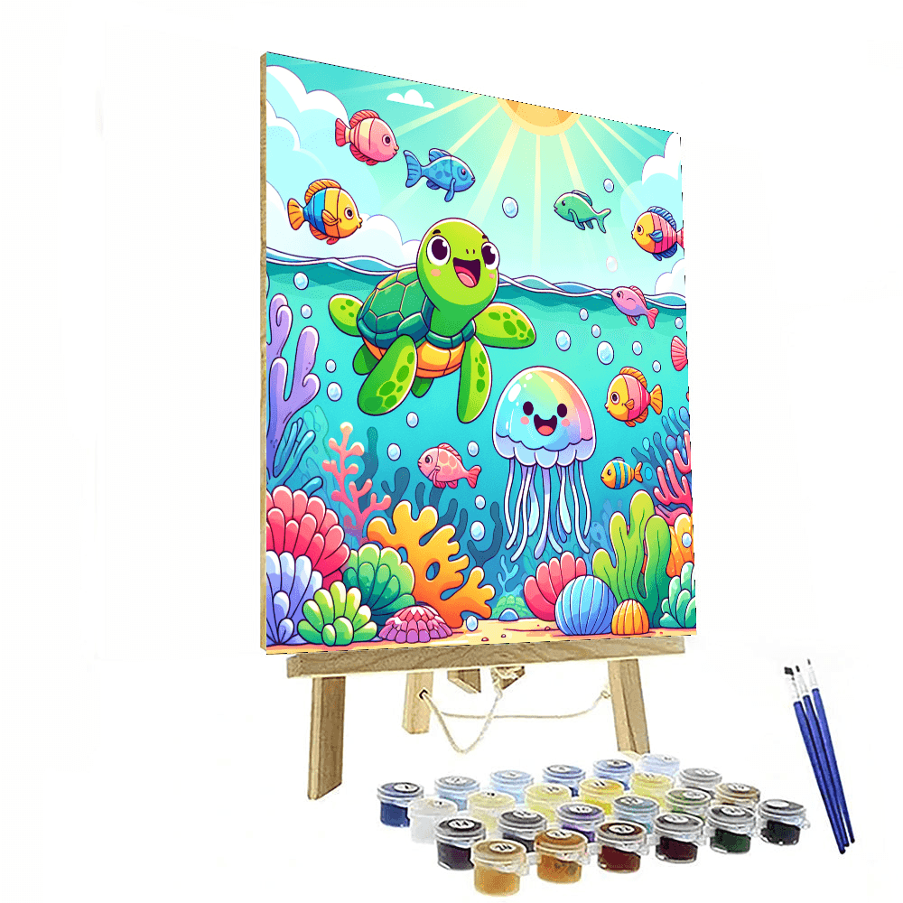 Oceanic Friends Painting Number Kit