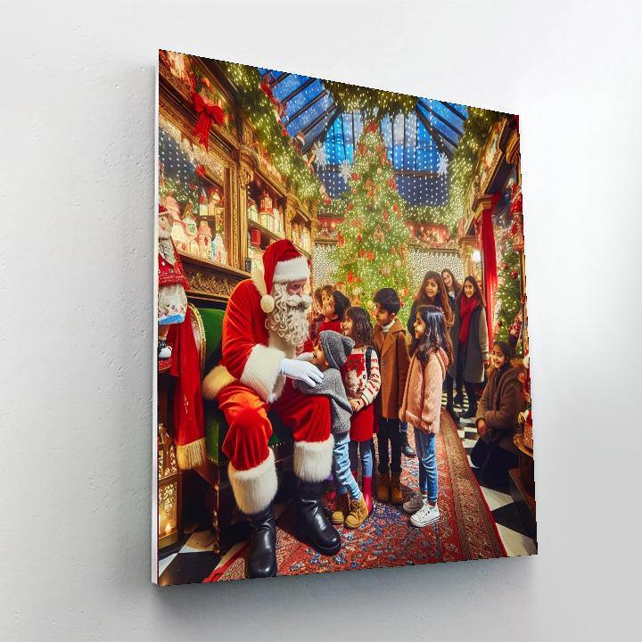 Harrods Christmas Grotto Painting By Numbers Kit