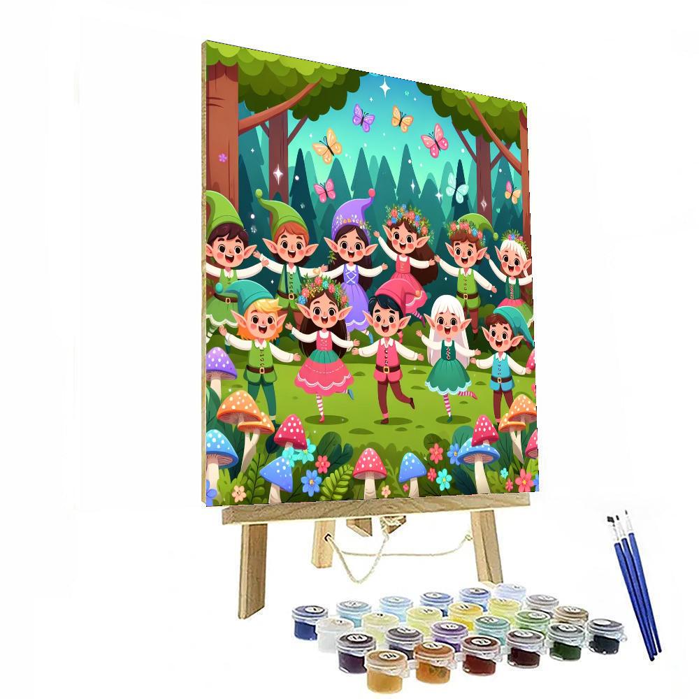 Magical Elf Adventure Paint By Numbers Art