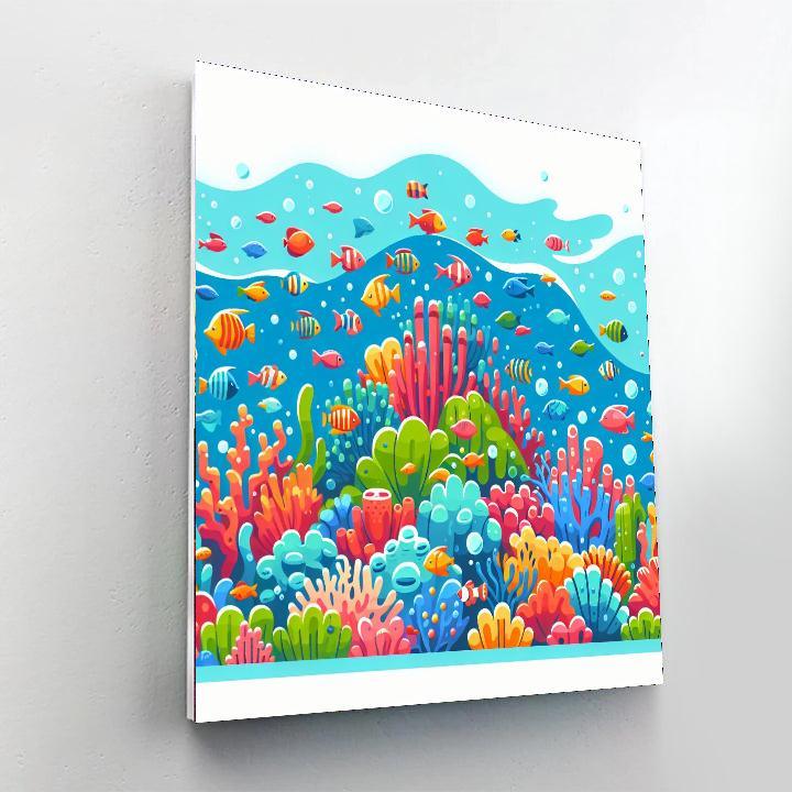 Ocean Reef Expedition Painting By Numbers Kit