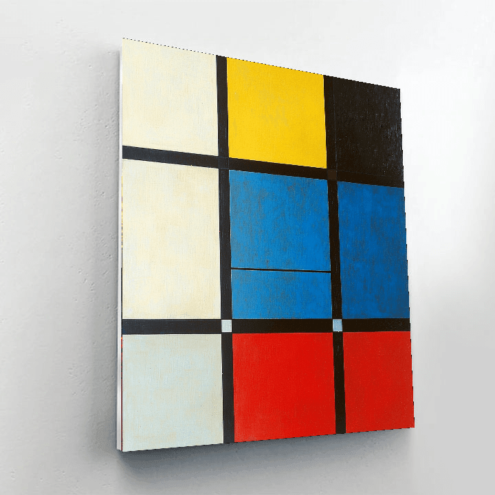 Mondrian Inspired Sublime Patterns  Numbered Painting Kits