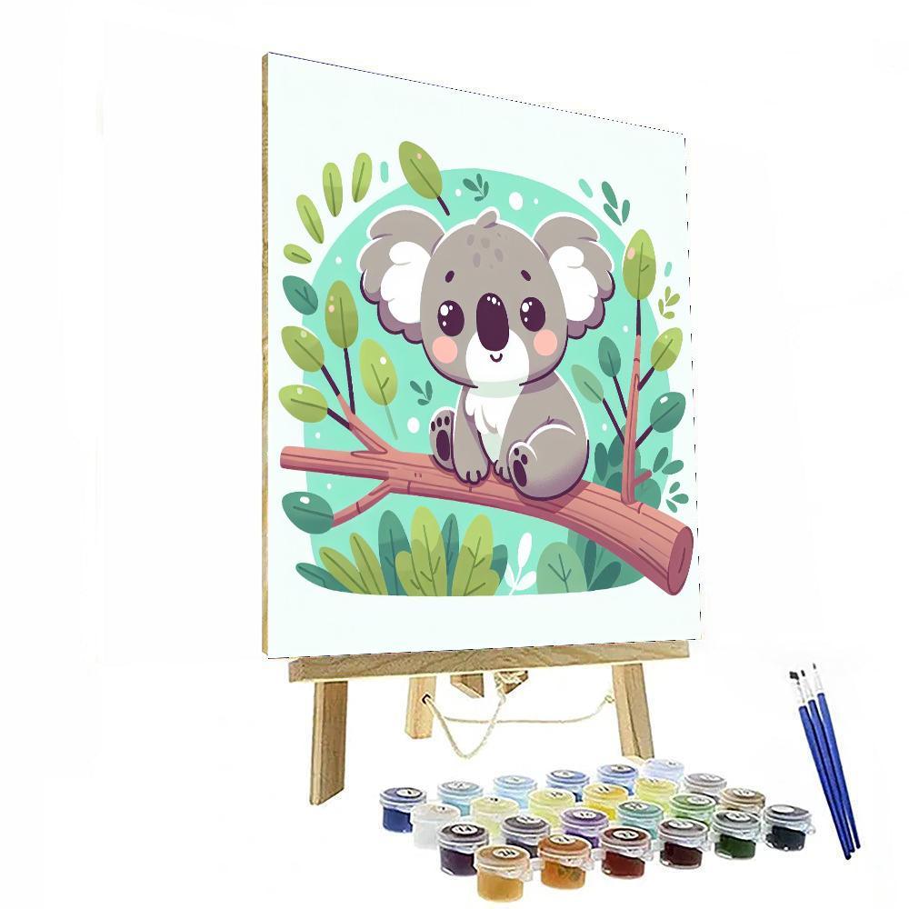 Jolly Koala Adventure Number Painting