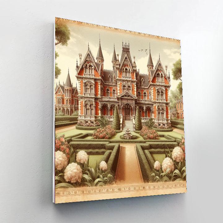 Victorian Manor Elegance Paint By Number