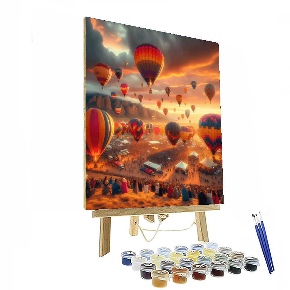 The Albuquerque International Balloon Fiesta - United States Number Painting