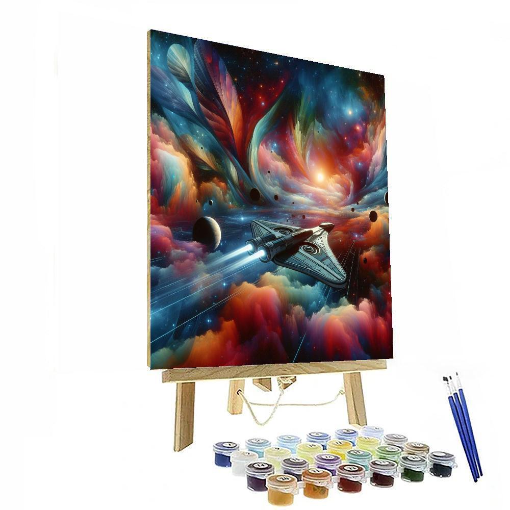 Galactic Voyager’s Dream Painting By Numbers Kit