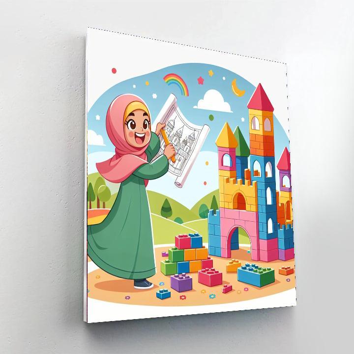 Castle Builder's Dream Paint By Numbers Kits