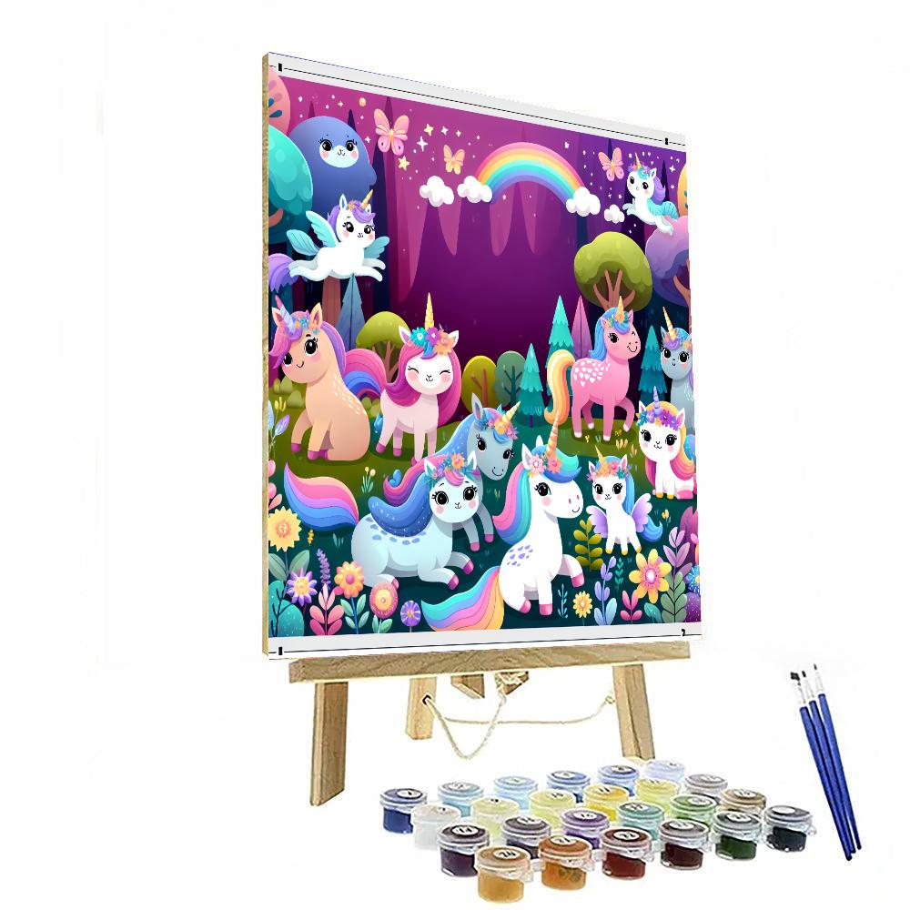 A Day In The Magic Forest DIY Paint By Numbers