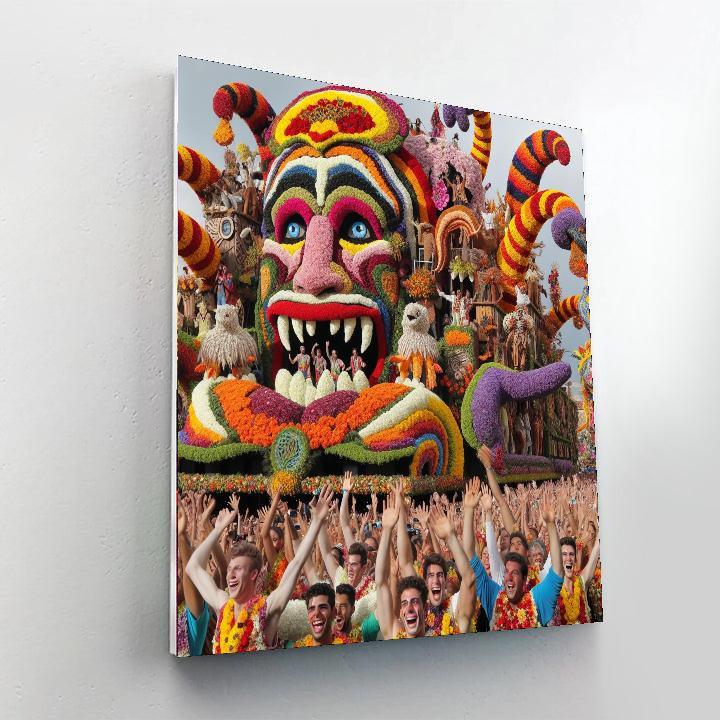 Carnival Of Flowers - Holland Number Painting