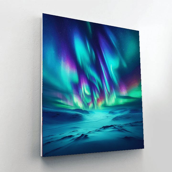 Under The Northern Lights DIY Paint By Numbers