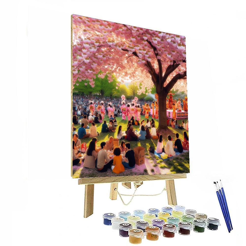 The Cherry Blossom Festival - Usa Paint By Number