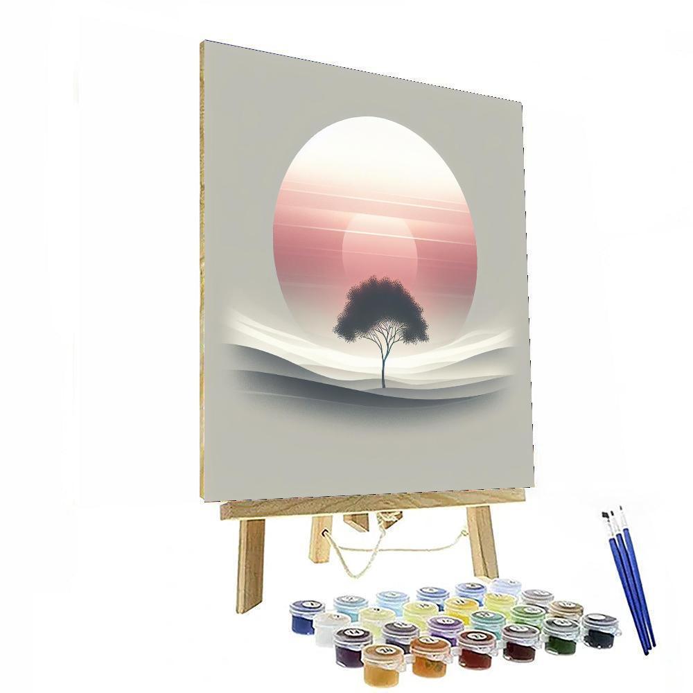 Elegant Solitude Number Painting