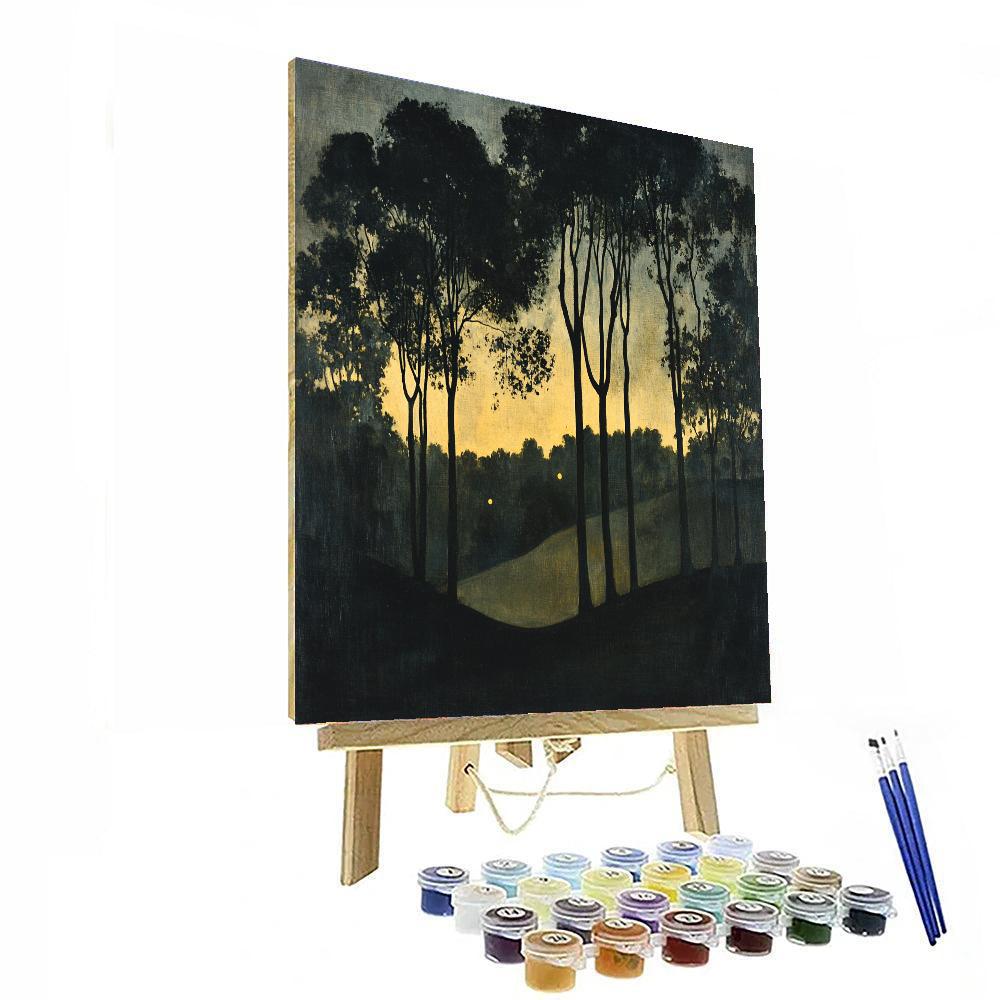 James McNeill Whistler Inspired Silhouette Of Time  Paint By Number
