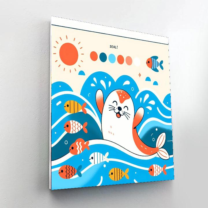 Merry Seal Paint By Numbers Kits