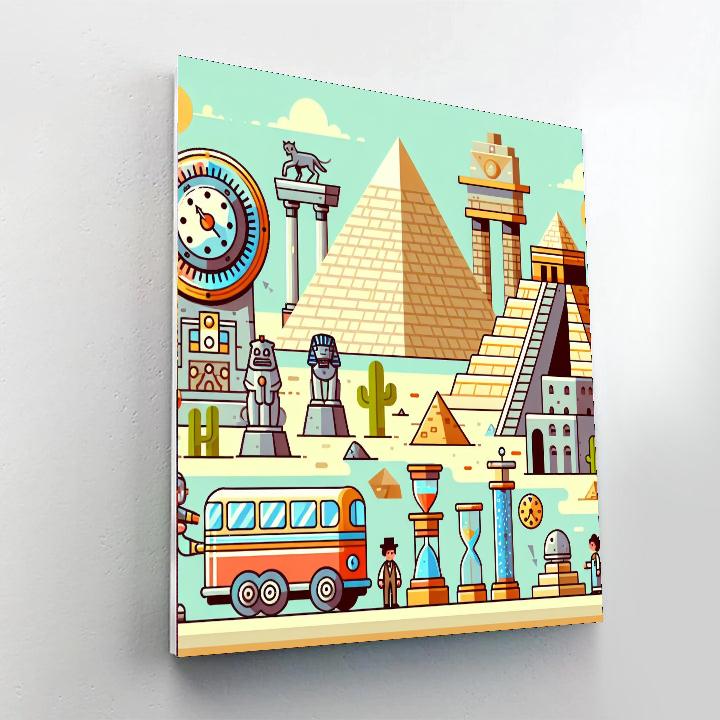 Time Machine Adventures Paint By Number