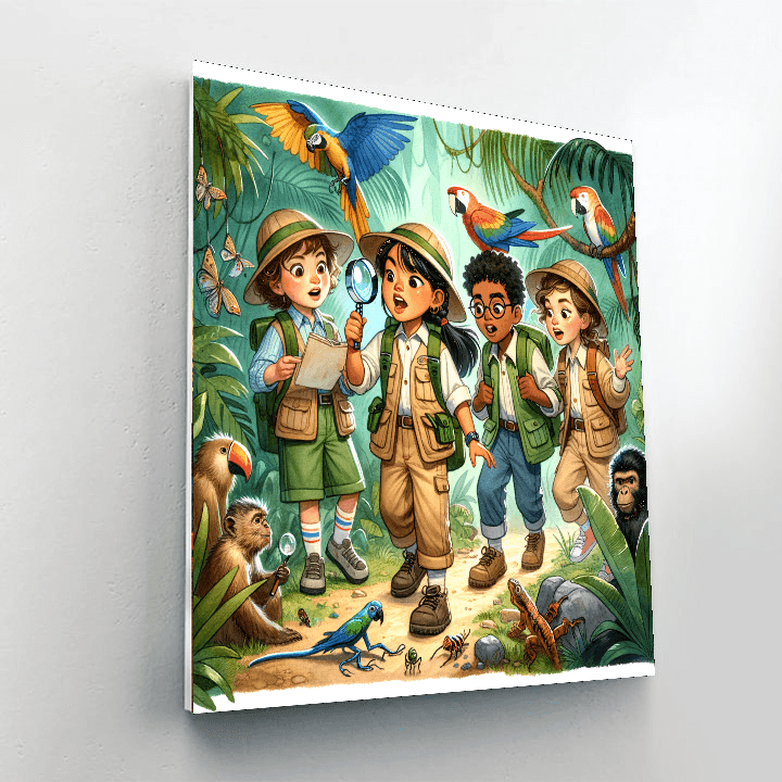 Pint-sized Explorers Painting Number Kit
