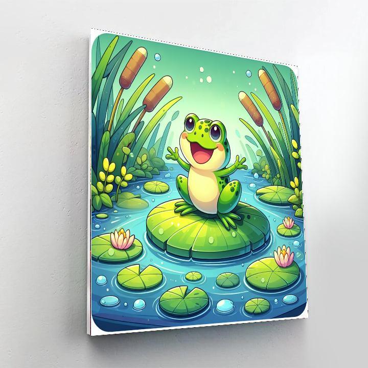 Happy Toad DIY Paint By Numbers